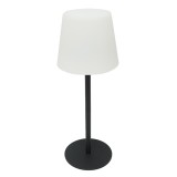 Lampa de masa LED 2W neagra, baterie 3.7V/1200mAh, reincarcabila USB 5V/1A Breckner Germany