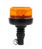 Girofar LED Galben SLIM 12 LED SMD 5730, Prindere Tija, 4 Moduri Blit, Omologare ECE R65 IP56