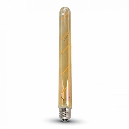 Bec LED E27 6W cu filament alb cald V-TAC, T30 2200K