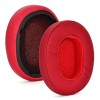 Set 2 bureti Edman pentru casti Skullcandy Crusher 3.0 / 2.0 / 360 / EVO / ANC, Hesh 3, Venue Wireless Over-Ear, Piele ecologica, Rosu