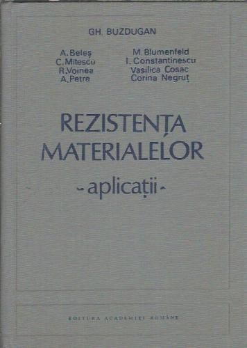 Rezistenta materialelor - Gheorghe Buzdugan