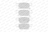 FERODO FDB4933 PREMIER ECO FRICTION set placute frana,frana disc
