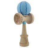 Kendama X Originala, Profesionala, Cyrax, Rubber Grip, Cupe Mari KING SIZE V3, Gaura in Baza, Rulment Metalic, din lemn 18 cm, Ata 62/65 cm, Special A