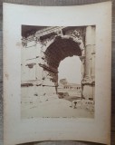 Arcul lui Titus si Coloseumul, Roma// fotografie sec. XIX, Giorgio Sommer Napoli