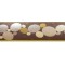 Bordura decorativa, autoadeziva, visiniu, auriu, DM-Fix, DM-B3203