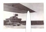 CP Bucuresti - Aeroportul international Baneasa, RPR, circulata 1956, stare buna, Printata