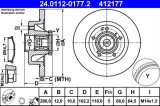 Disc frana ATE 24.0112-0177.2