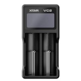 Incarcator Xtar VC2, pentru 2 acumulatori Li-Ion, afisaj LCD