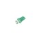 Lampa LED verde T08 Unom 12VDC 3.5lm 0.24W 120 OPTOSUPPLY OST08WG01GD-G5DUT8C1A