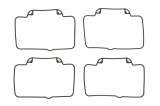 Cumpara ieftin Garnitura camerei plutitoare (cantitate per impachetare: 4buc) pentru YAMAHA TZ, WR, YZ 125/200/250 1987-1997