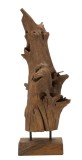 Mauro Ferretti Sculptura Akar Din Tec Reciclat cm 23X27X64 | Aosom Romania
