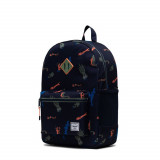 Rucsac Herschel Heritage XL Sea Monsters - Cod 72945375654831, Negru, Textil