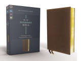 Niv, Reference Bible, Deluxe Single-Column, Leathersoft, Brown, Comfort Print
