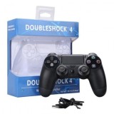 Controller ps4 cu fir, Joystick pentru Sony Playstation 4, PC, vibratii, negru