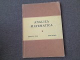 GAROFITA PAVEL ANALIZA MATEMATICA