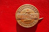 INSIGNA BRONZ AUTO-TRACTOR BUCURESTI ROMANIA Insigna RSR 1970