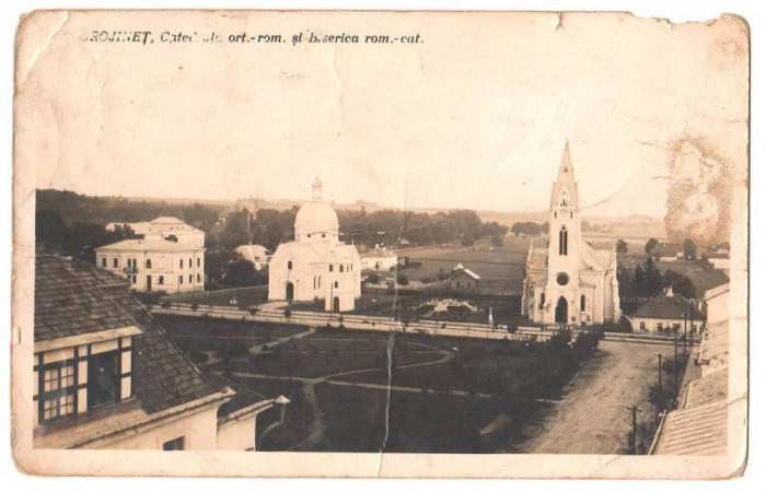 SV * Storojinet * BISERICA ORTODOXA si BISERICA CATOLICA * 1940 * RARA !