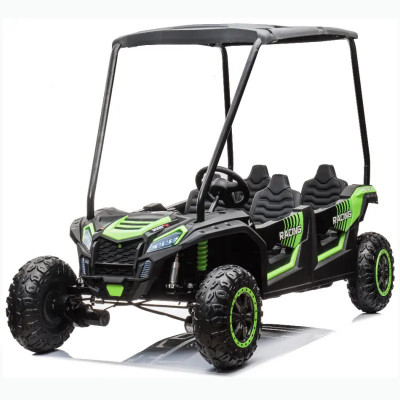 UTV electric pentru 4 copii, Kinderauto Racing 600W 24V 14Ah, premium, culoare verde foto