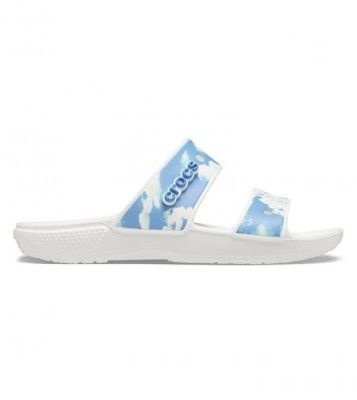 Papuci Classic Crocs Out of this World Sandal Alb - White foto