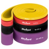 Set 4 benzi elastice Latex Power Band Rebel Activ, 4-32 kg