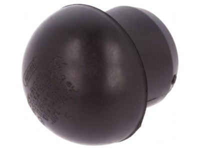 Capac de protecție negru elastomer M20 PG16 foto