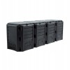 Compostor de gradina, 4 module, negru, 1600 L, 261x71.9x82.6 cm, Module Compogreen, Prosperplast