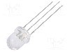 Dioda LED, 8mm, ro&amp;#351;u/albastru, {{Luminozitate}}, 20mA, 2,1...2,6/3,1...3,6V, OPTOSUPPLY - OSRBMC8131A