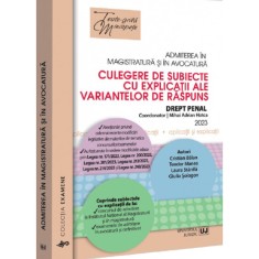 Admiterea in Magistratura si in avocatura. Drept penal. Editia a V-a, Mihai Adrian Hotca