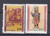 INDIA 1991 ANIVERSARI SERIE MNH, Nestampilat