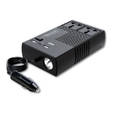 Invertor Auto Olesson 200W Inteligent cu 2 Prize Universale și &Icirc;ncărcare Rapidă