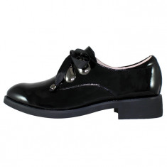 Pantofi piele naturala dama - negru, Epica - JIXS320-W218-B004ZT-01-L-Black-38 foto