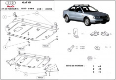 Scut motor metalic Audi A4 B5 1994-2001 foto