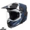 Casca adventure/touring/off road pentru scuter - motocicleta Axxis model Wolf DS Hydra C17 albastru mat &ndash; tip viziera: MT-V-20 L (59/60cm)