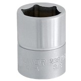 Unior 238/1 6p - Capat cheie tubulara cu profil hexagonal interior 6 laturi 21 mm 3/8 inch