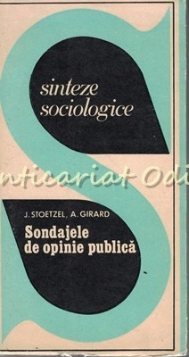 Sondajele De Opinie Publica - J. Stoetzel, A. Girard