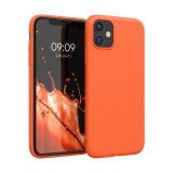 Husa pentru Apple iPhone 11, Silicon, Portocaliu, 49783.69, Carcasa, Kwmobile