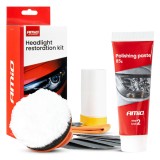 Kit manual AMiO pentru restaurare si polisare faruri din plastic