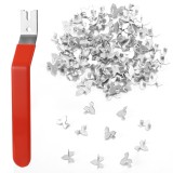 Unealtă pentru puncte de sticlărie 120 puncte de presiune M&acirc;ner cu prindere ușoară &ndash; Roșu