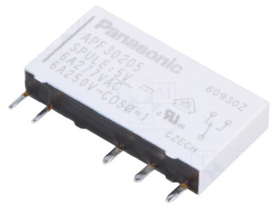 Releu Electromagnetic SPDT 5VDC 6A foto