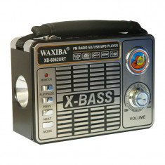 Radio portabil Waxiba XB-6062URT, suport card SD/USB foto