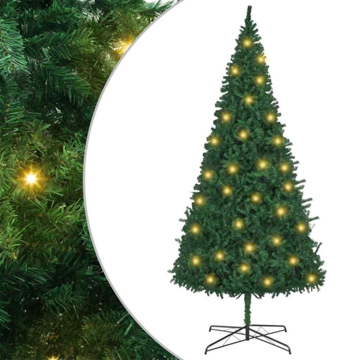Brad Artificial de Crăciun Verde 400 cm PVC