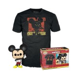 Boxed Pop! Mickey Mouse Diamond Collection &amp; T Shirt L