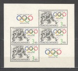 Cehoslovacia.1984 Olimpiada de iarna SARAJEVO-Bl. XC.357
