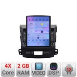 Navigatie Mitsubishi Outlander 2010 K-056 ecran tip TESLA 9.7&quot; cu Android Radio Bluetooth Internet GPS WIFI 2+32 DSP Q v1 CarStore Technology