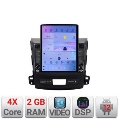 Navigatie Mitsubishi Outlander 2010 K-056 ecran tip TESLA 9.7&amp;quot; cu Android Radio Bluetooth Internet GPS WIFI 2+32 DSP Q v1 CarStore Technology foto