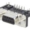 Conector D-Sub 9-Pin mamă, 90&deg;