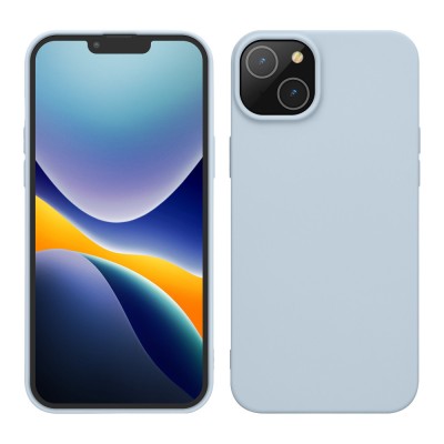 Husa Kwmobile pentru Apple iPhone 14 Plus, Silicon, Albastru, 59076.58 foto