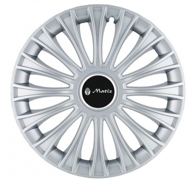 Set 4 capace roti pentru Matiz, model Dino Gray, R14 foto