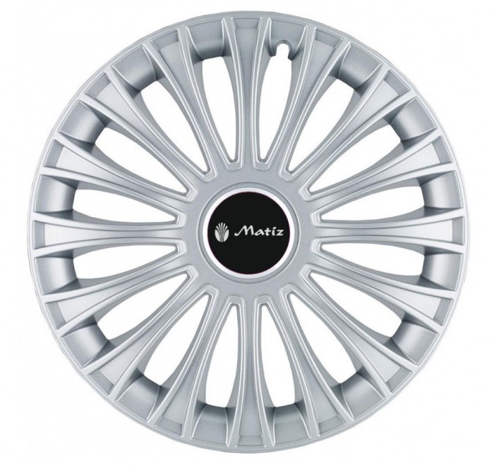 Set 4 capace roti pentru Matiz, model Dino Gray, R14