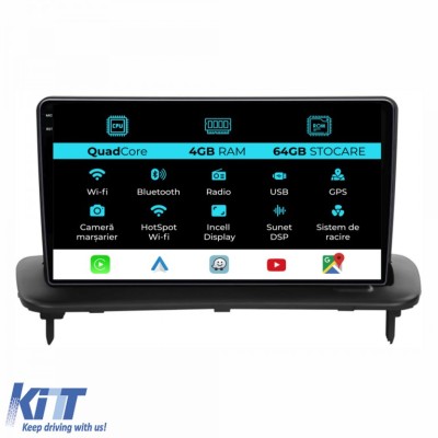 Navigatie Dedicata Volvo S40 (2004-2012),QuadCore, 9Inch, 4Gb Ram, 64Gb Stocare, Carplay Performance AutoTuning foto